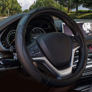 Leather Thick Steering Wheel Cover 15.75 Inch